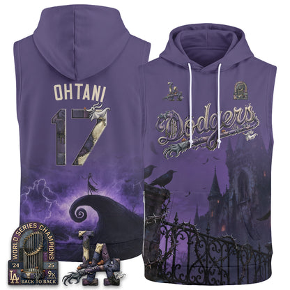LAD Nightmare Edition Sleeveless Hoodie Tank Top - Printed