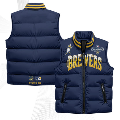 MIL 2026 NL Division Champs Puffer Vest - Printed