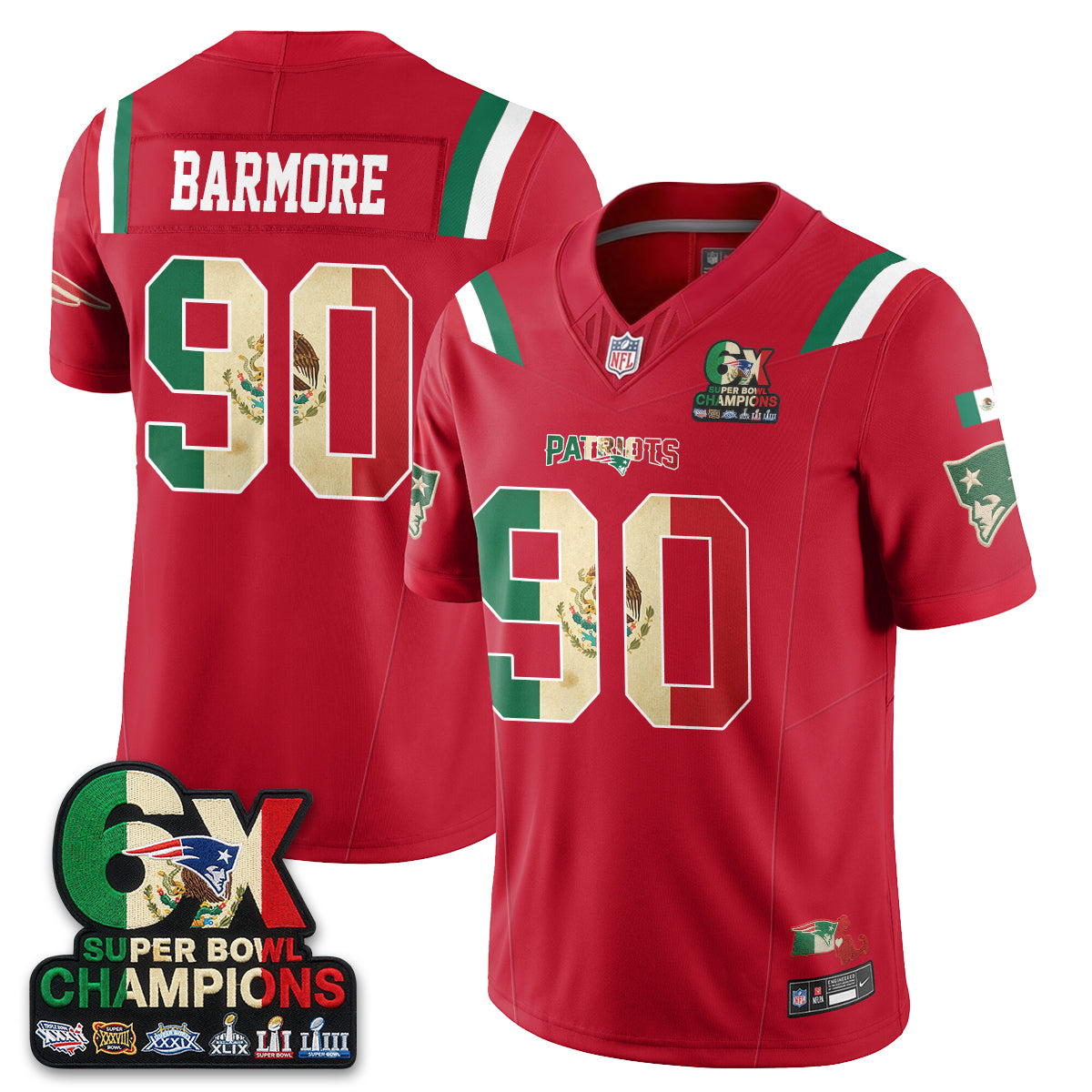NE Mexico Edition Vapor Jersey - Stitched