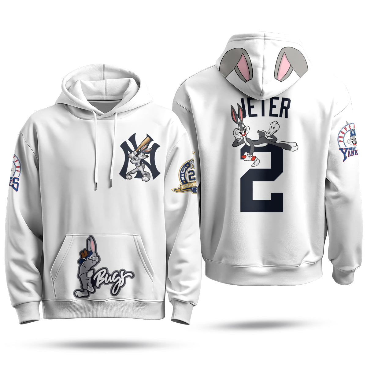 New York Yankees Bunny Vapor Limited Hoodie - Printed