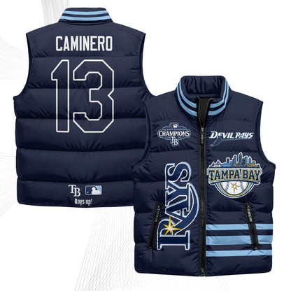 Tampa Bay Rays "Devil Rays" Puffer Vest - Printed