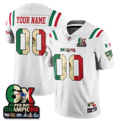 NE Mexico Edition Vapor Custom Jersey - Stitched