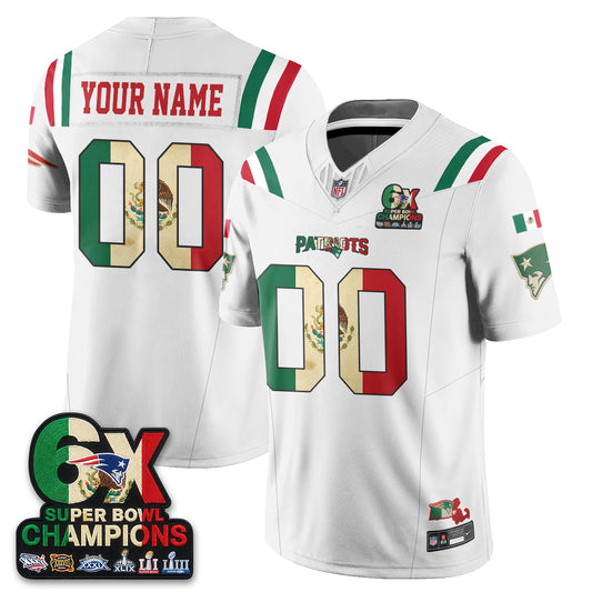 NE Mexico Edition Vapor Custom Jersey - Stitched