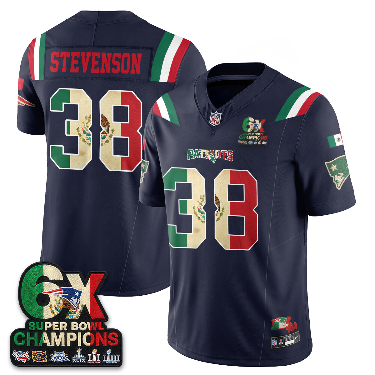 NE Mexico Edition Vapor Jersey - Stitched