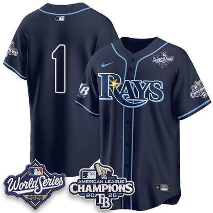 TB WS26 & AL Champions Throwback Jersey - Stitched