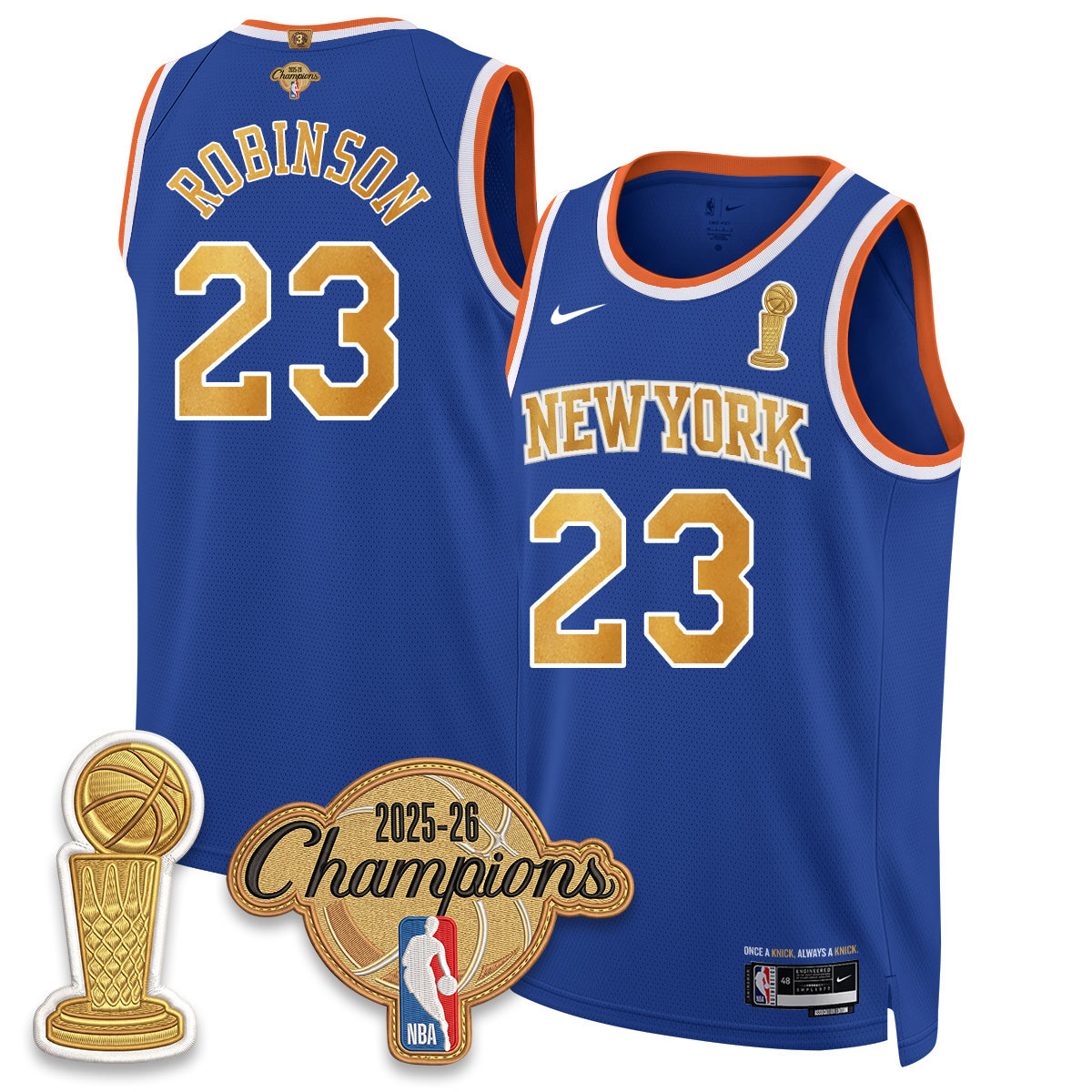 NYK Champions Night Vapor Jersey - Stitched