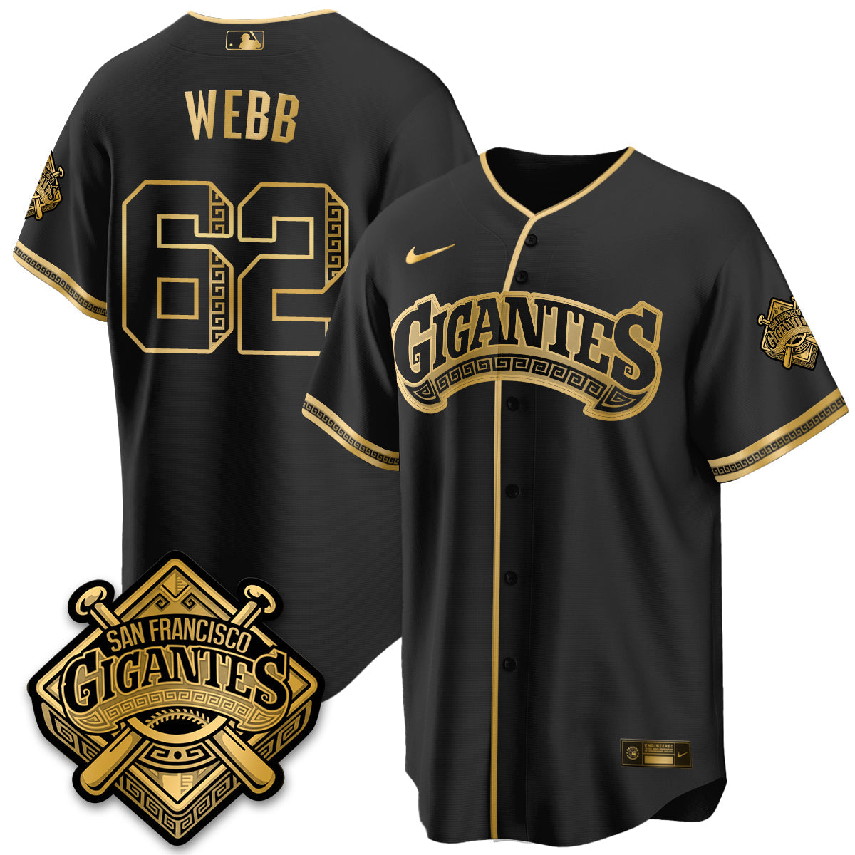 SF GIGANTES Vapor Limited Jersey - All Stitched