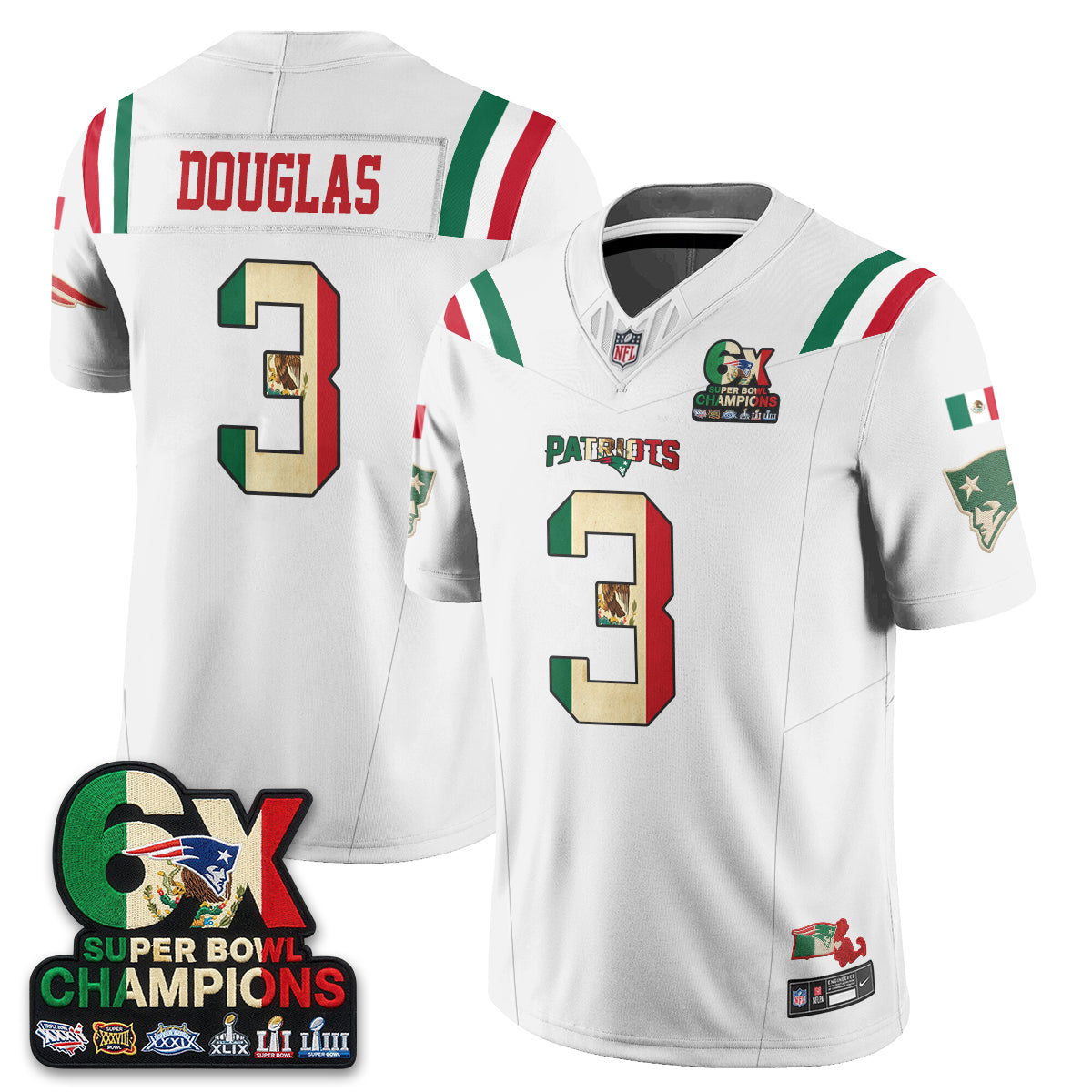 NE Mexico Edition Vapor Jersey - Stitched