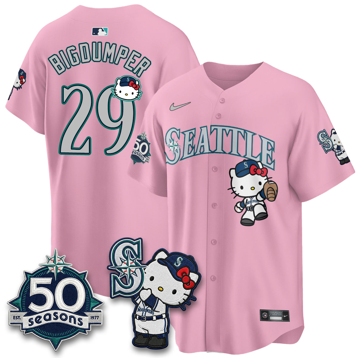 SEA x Meow KT Night Limited Teal Jersey - All Stitched