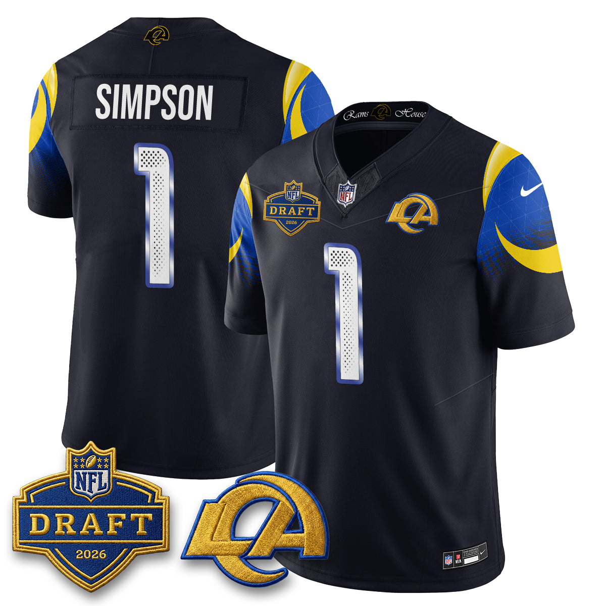 LAR 2026 NFL Draft Jersey - All Stitched