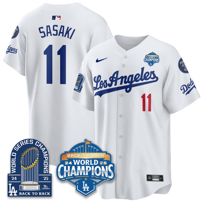 LAD Alternate  Vapor Limited Jersey - 9x Champs - All Stitched