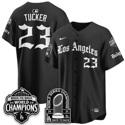 LAD WS Champions Back 2 Back Patch Vapor Premier Limited Gothic Gold Edition Jersey - All Stitched