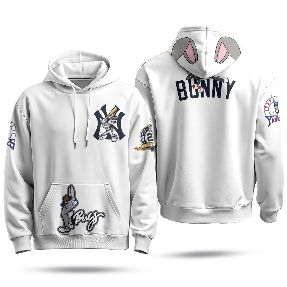 New York Yankees Bunny Vapor Limited Hoodie - Printed