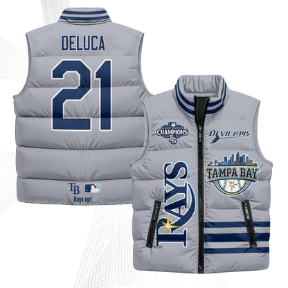 Tampa Bay Rays "Devil Rays" Puffer Vest - Printed