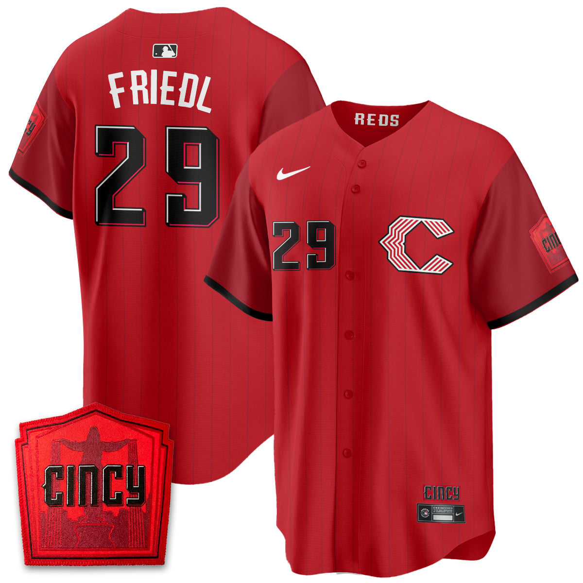 CIN 2026 City Connect Limited Premier Vapor Jersey V4 - All Stitched