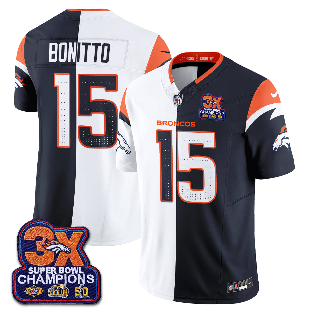 DEN Split Edition Vapor Jersey - Stitched