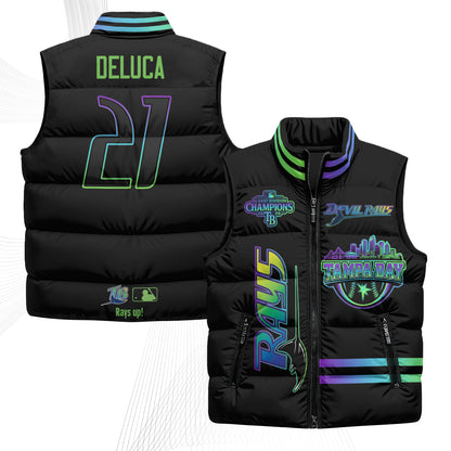 Tampa Bay Rays "Devil Rays" Puffer Vest - Printed