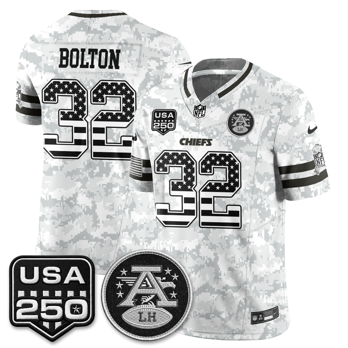 KC 2026 Salute to Service Vapor Jersey - Stitched