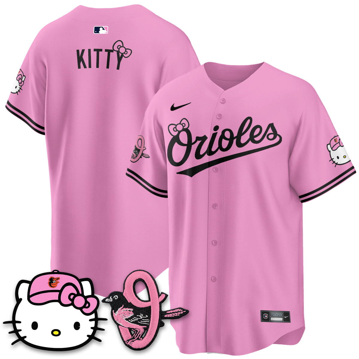 Baltimore Orioles x Meow KT Vapor Premier Limited Jersey - Stitched