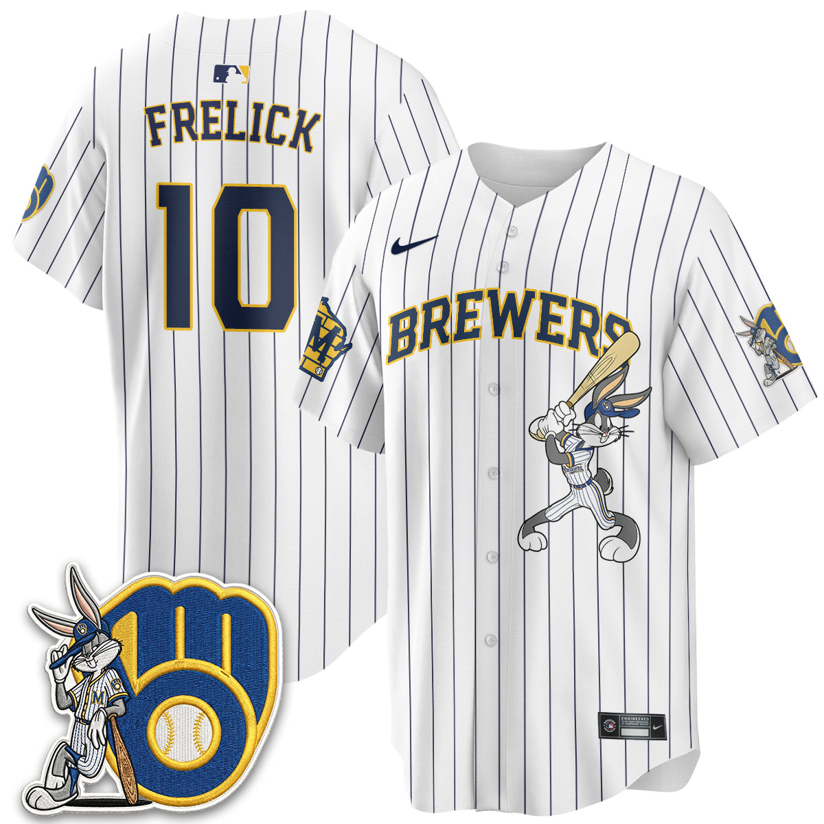 Milwaukee Brewers Bunny Edition Vapor Jersey - Stitched N1