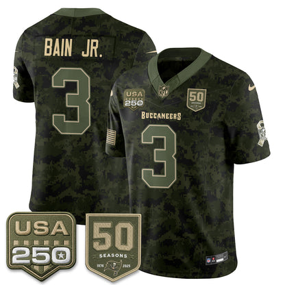TB 2026 Salute to Service Edition Vapor Jersey - Stitched (Tiktok)