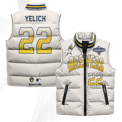 MIL 2026 NL Division Champs Puffer Vest - Printed