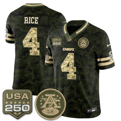 KC 2026 Salute to Service Vapor Jersey - Stitched
