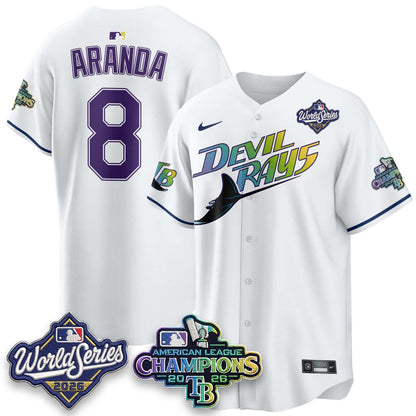 TB WS26 & AL Champions Throwback Jersey - Stitched