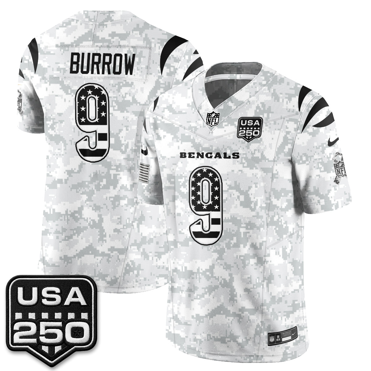 CIN 2026 Salute to Service Vapor Jersey - Stitched