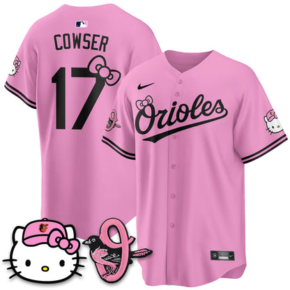 Baltimore Orioles x Meow KT Vapor Premier Limited Jersey - Stitched