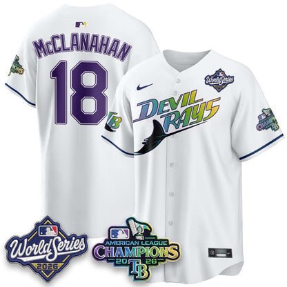 TB WS26 & AL Champions Throwback Jersey - Stitched