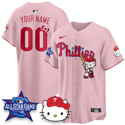 Philadelphia Phillies x Meow Kitty Vapor Limited Custom Jersey V2- Stitched