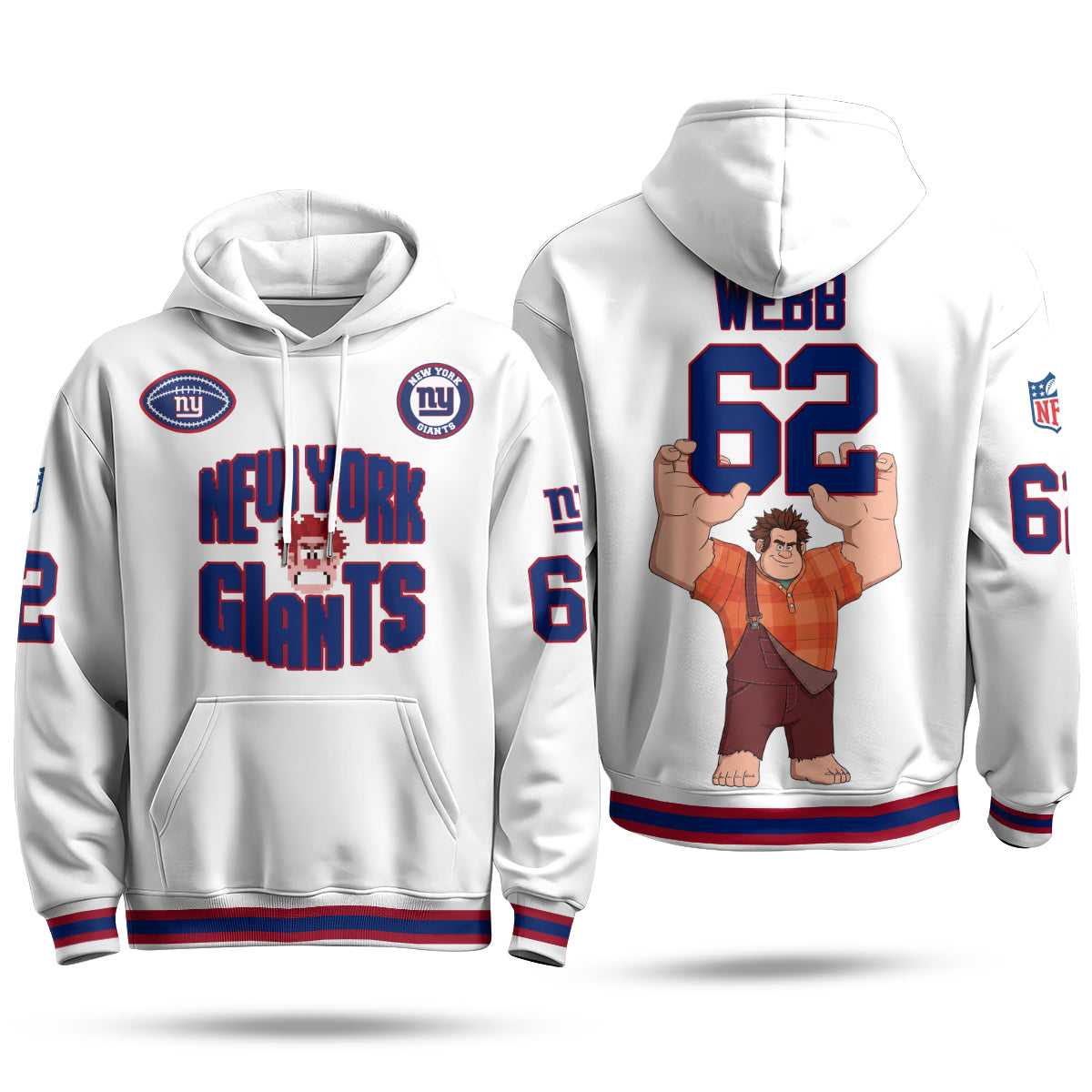 NYG x Arcade Wrecker Edition Pullover Hoodie - Printed