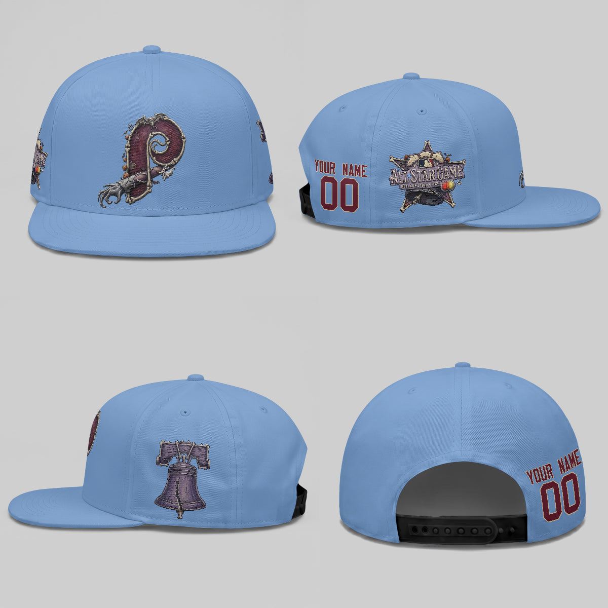 PHI Nightmare Snapback Personalized Cap - Printed
