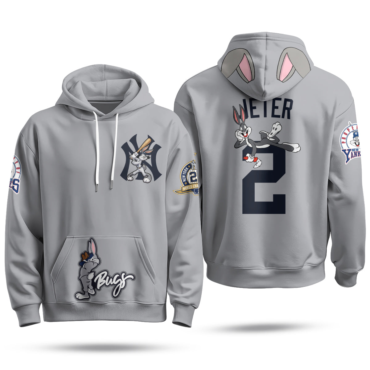 New York Yankees Bunny Vapor Limited Hoodie - Printed