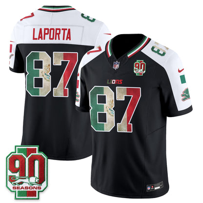 DET Mexico Edition Vapor Jersey - Stitched