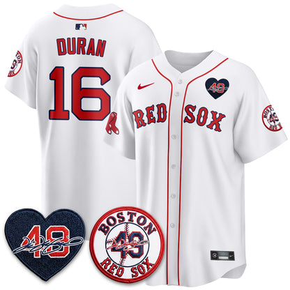 BOS Tim Wakefield Memorial Patch Vaper Premier Limited Jersey - All Stitched