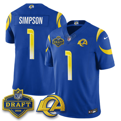 LAR 2026 NFL Draft Jersey - All Stitched