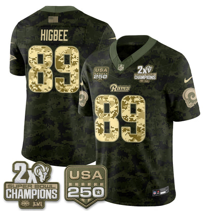 LAR 2026 Salute To Service Vapor Jersey - All Stitched