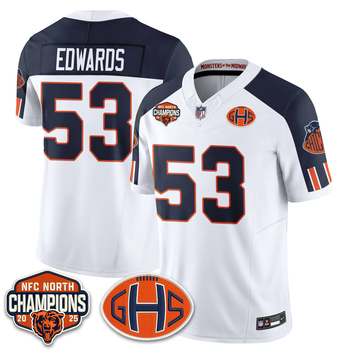 CHI 2026 Rivalries Split Edition Vapor Jersey - Stitched