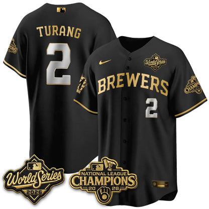 Milwaukee Brewers 2026 NL Champions Vapor Jersey - Stitched