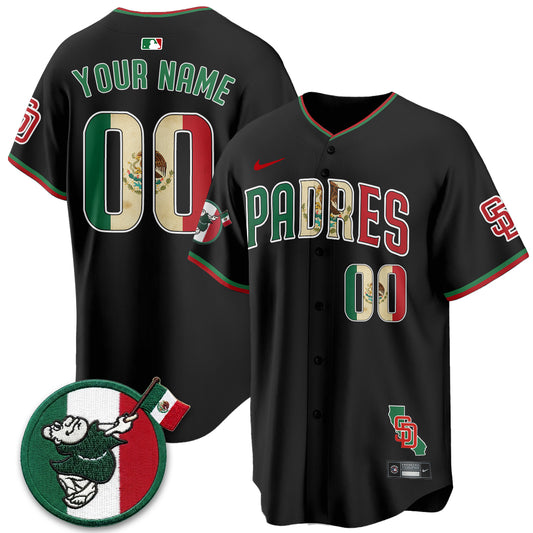 SD Mexico Style Vapor Custom Jersey - Stitched