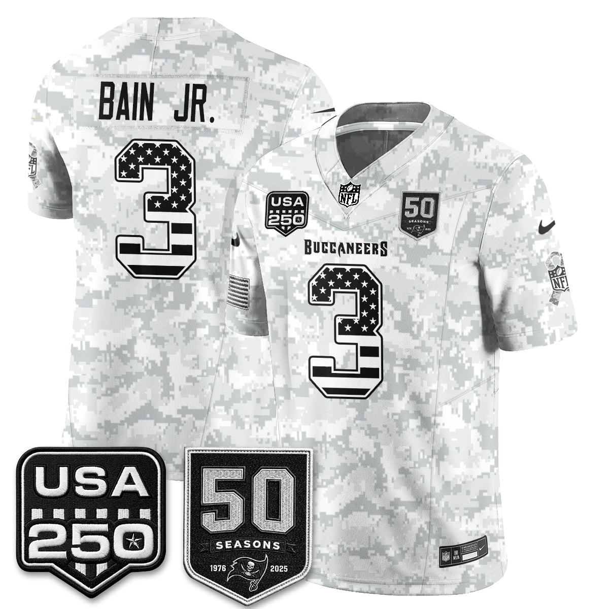 TB 2026 Salute to Service Edition Vapor Jersey - Stitched (Tiktok)
