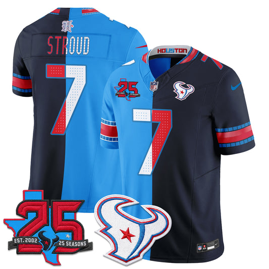 HOU 2026 Rivalries Split Vapor Jersey - Stitched