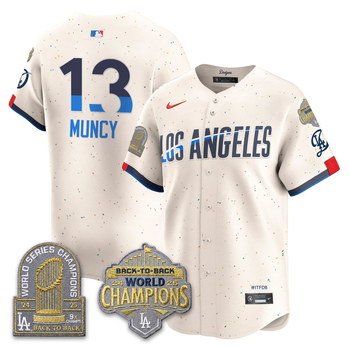 LAD Gold Collection Limited Gold Jersey - 9x & B2B Champs - All Stitched