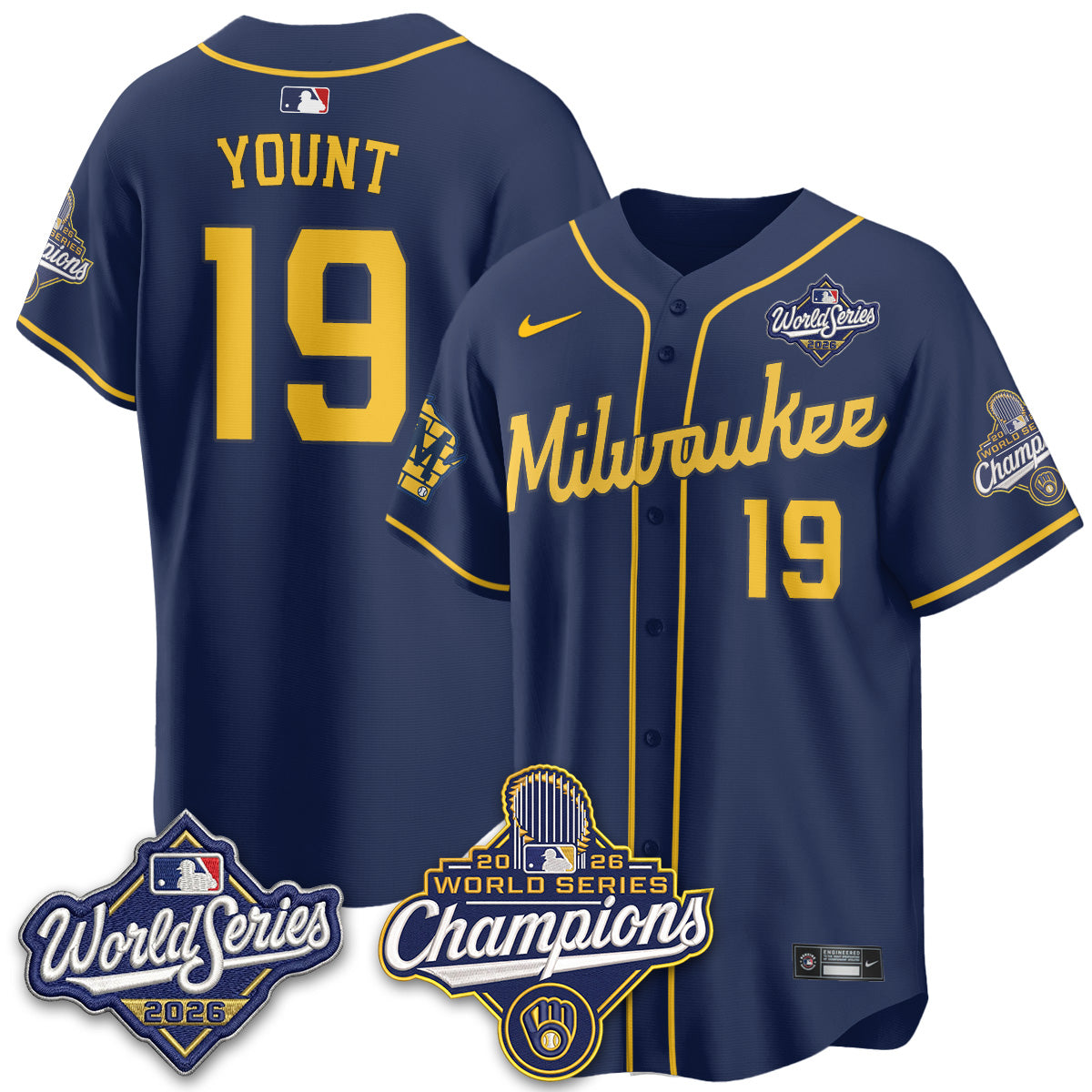 MIL 2026 WS Champions Vapor Home Jersey - Stitched (#11)