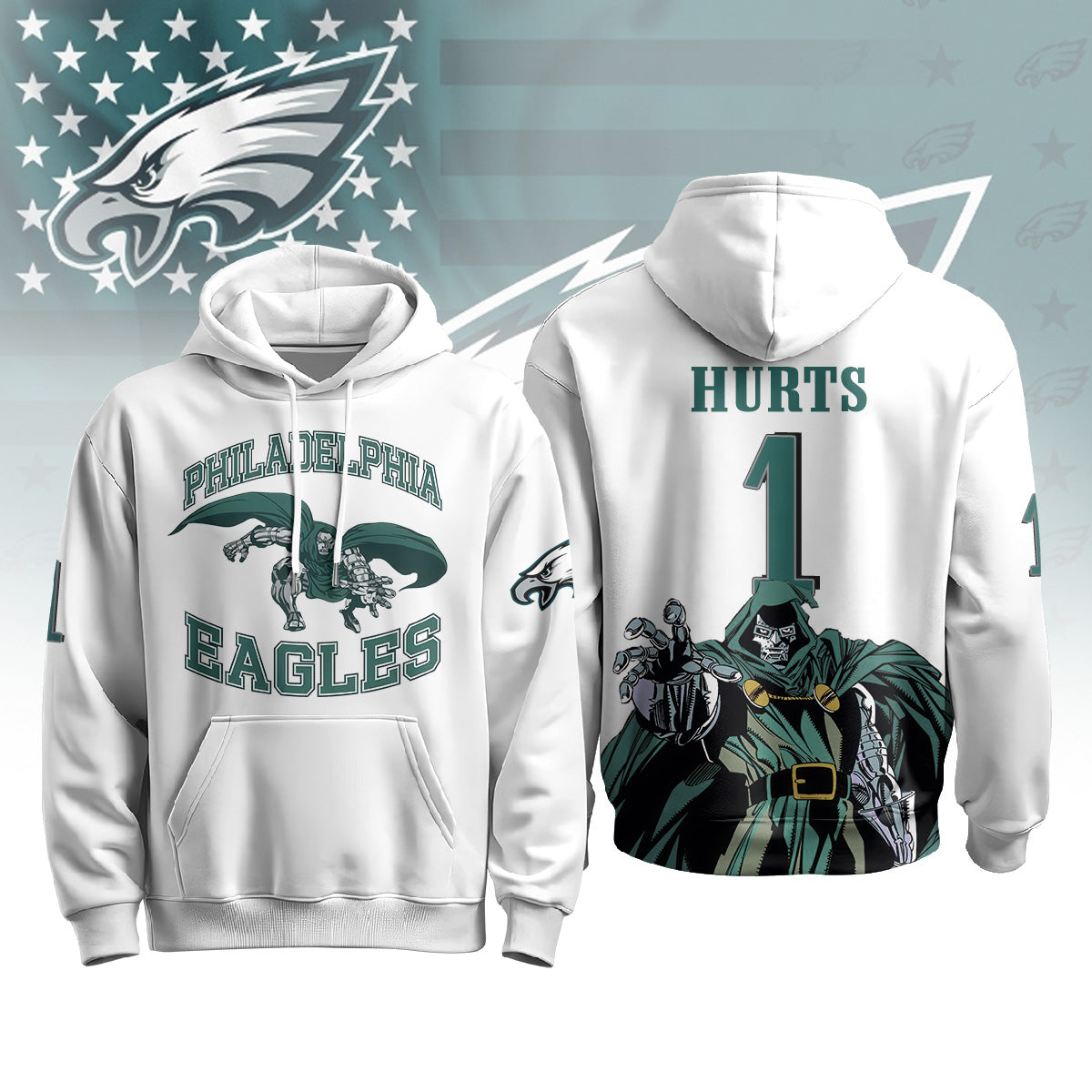 PHI x Green Cape Villain Edition Pullover Hoodie - Printed