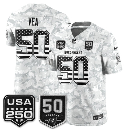 TB 2026 Salute to Service Edition Vapor Jersey - Stitched (Tiktok)
