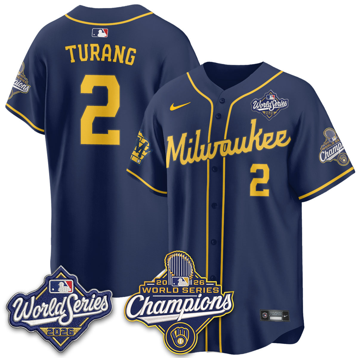 MIL 2026 WS Champions Vapor Home Jersey - Stitched (#11)