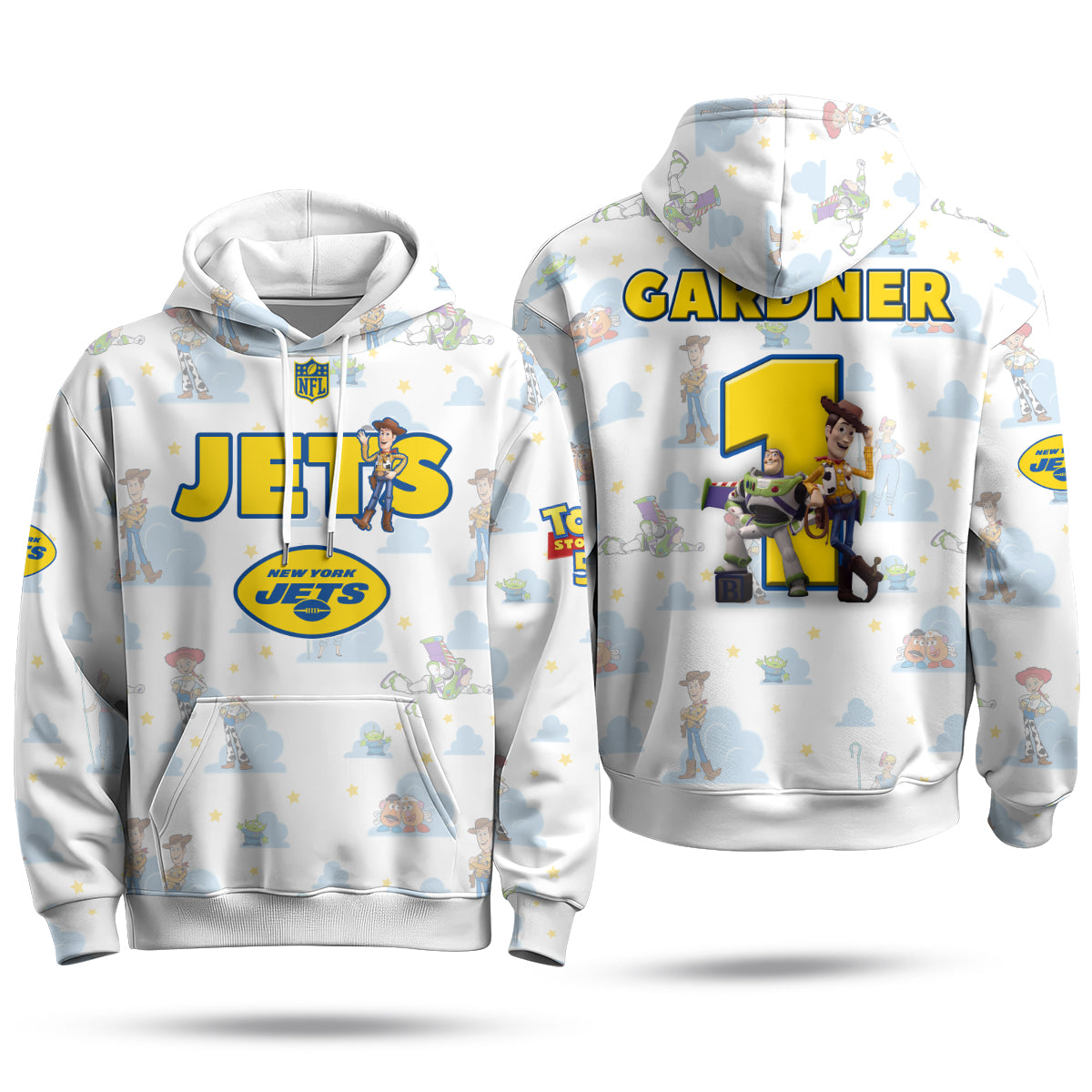 NYJ x Infinity & Beyond Hero Edition Pullover Hoodie - Printed